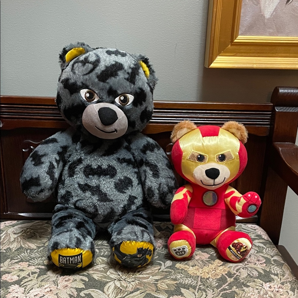 Batman and Ironman Build-A-Bears